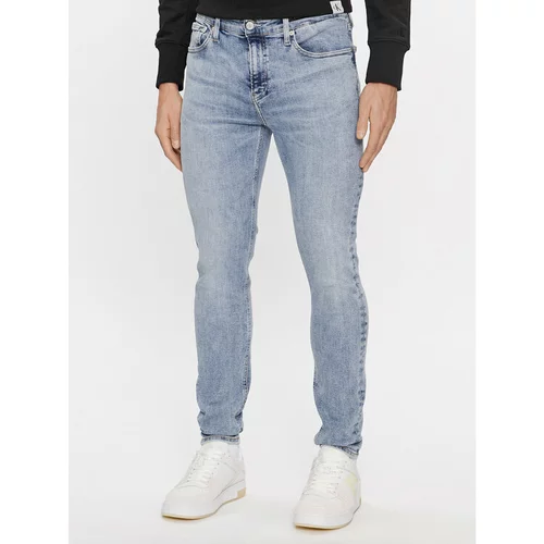 Calvin Klein Jeans Jeans hlače J30J323868 Modra Super Skinny Fit
