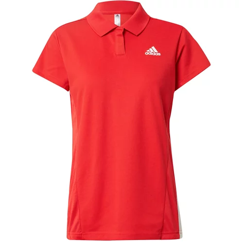 ADIDAS SPORTSWEAR Tehnička sportska majica crvena / bijela