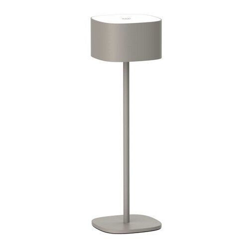 Ferotehna punjiva stolna svjetiljka lucy (2 w, d x š x v: 262 x 81 x 262 mm, topla bijela, siva) Cene