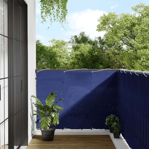  Balkonsko platno modro 120x1000 cm 100 % poliestrski oxford Cene