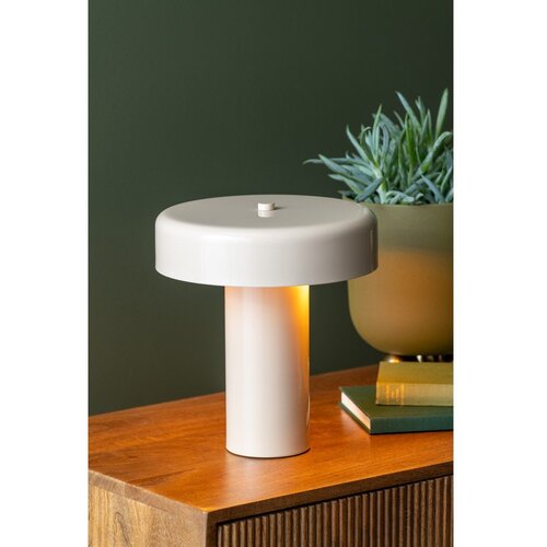 Leitmotiv Bež metalna stolna lampa (visina 26 cm) Riqueza Palo &amp;ndash; Slike