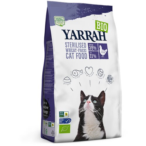 Yarrah Bio Sterilised bez pšenice, piletina - 2 kg Cijene