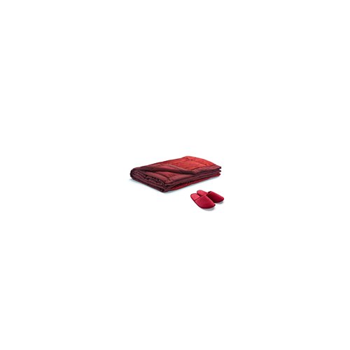 Vitapurfamily prekrivač Vitapur Family Soft Touch HOME + papuče - Red Slike