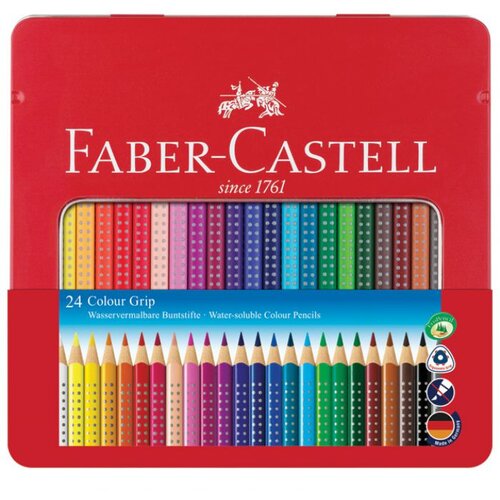  BOJE DRVENE 24BOJE METALNA KUTIJA GRIP 2001 FABER-CASTELL 112423 Cene