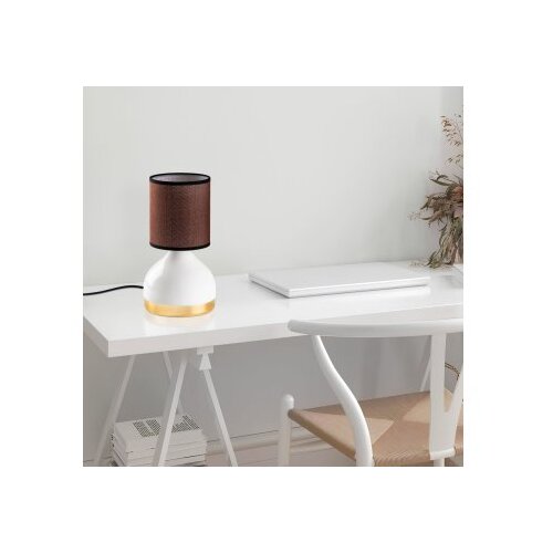 Opviq Stona lampa 8004, 17x17x33 cm, IP20, Smeđe-bijela Cijene