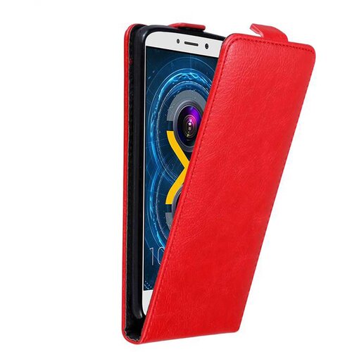 Cadorabo Ohišje, združljivo z Huawei MATE 9 LITE / GR5 2017 / Honor 6X v rdeče jabolko - Zaščitni ovitek v obliki flipa z magnetnim zapiranjem, (20565155) Cene