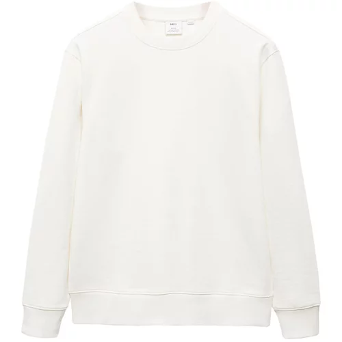 MANGO MAN Sweater majica 'Nole' ecru/prljavo bijela