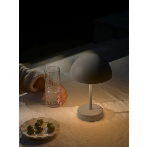 Nordlux prigu&amp;scaron;iva LED punjiva spolja&amp;scaron;nja stona lampa ELLEN LED/2,8W/3,7V IP44 siva Slike