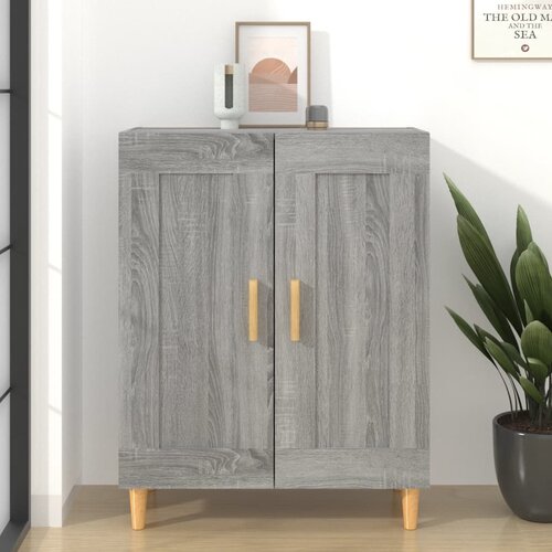 The Living Store Komoda siva sonoma 69,5x34x90 cm konstruiran les - Komoda, (21662772) Slike