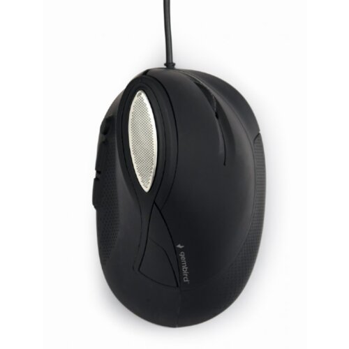 Gembird Raton ergonomico 6 Boton Wired Optical Space Grey, (20833477) Cene