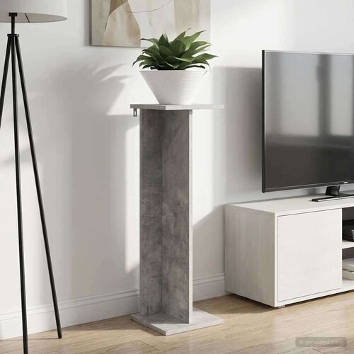  Stalak za biljke Betonsko Siva 25 x 25 5 x 80 5 cm Cene