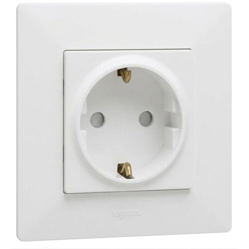 Legrand kućna schuko utičnica 250V/16A sa ramom niloe step bela Slike