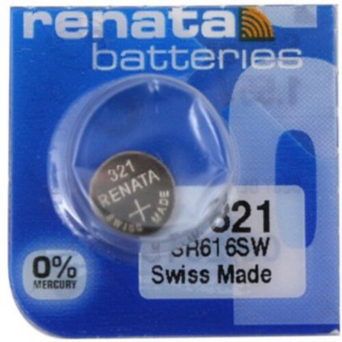 Renata baterija 321 1,55V Srebro oksid dugme baterija za SAT, Pakovanje 1kom Slike
