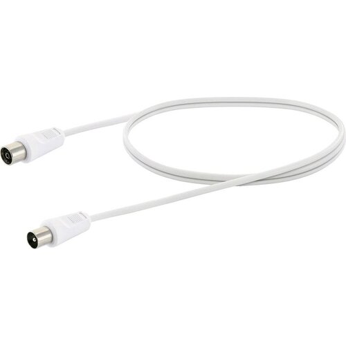 SCHWAIGER antene\, SAT priključni kabel [1x IEC vtič - 1x IEC vtičnica] 1.5 m bela, (20431628) Cene