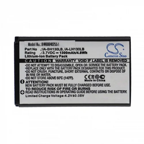 Intensilo Baterija IA-BH130LB za Samsung SMX-C10 / SMX-K45 / SMX-K400, 1200 mAh