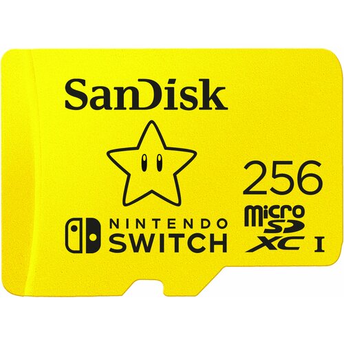 Sandisk memorijska kartica microsdxc card for nintendo switch 256GB, up to 100MB/s read, 60MB/s write, U3, C10, A1, UHS-1 Slike