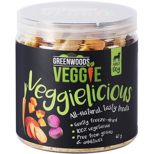 Greenwoods Veggie sladki krompir z bučo in korenjem 60 g Slike