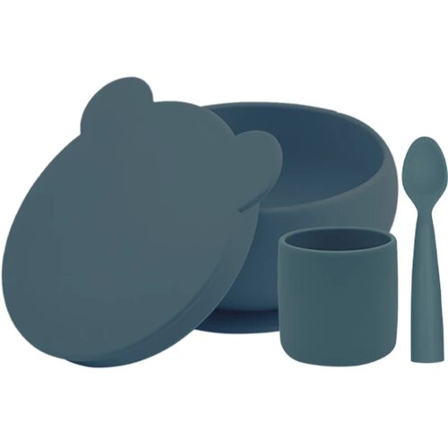 Minikoioi BLW I Deep Blue jedilni set Slike
