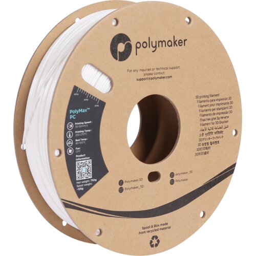 Polymaker Polymax PC White, 1.75mm (750 g) Cene