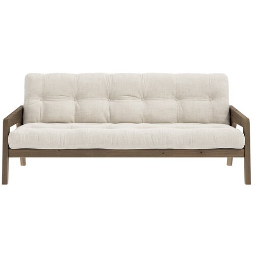Karup Design Bež žameten raztegljiv kavč 204 cm Grab - Karup Design Cene