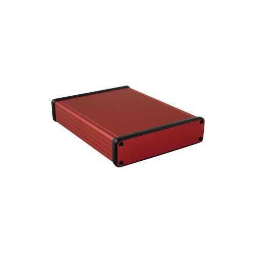 Hammond Electronics Profilno kući&amp;scaron;te, aluminij, crvena boja 160 x 125 x 30.5 1455P1601RD 1 kom. Slike