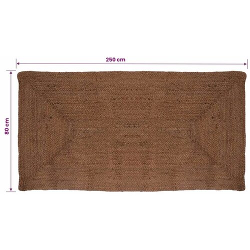  Tepih za područje Siva 80 x 250 cm Juta - 80 x 250 cm Siva Slike