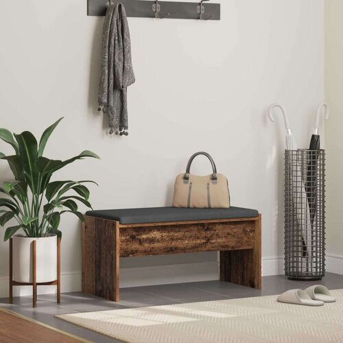  Klupa za hodnik s jastukom Staro drvo 80 x 38 x 46 cm Cijene