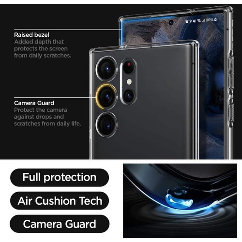 Spigen LIQUID CRYSTAL MASKA ZA SAMSUNG GALAXY S23 ULTRA CRYSTAL CLEAR Cene