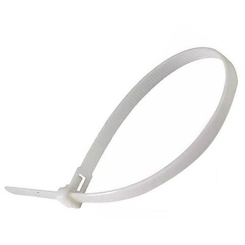  Plastične vezice 2,5x100 mm, 100 kom, bele Slike