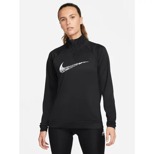 Nike NK DF SWOOSH RUN MDLYR Ženska majica za trčanje, crna, veličina