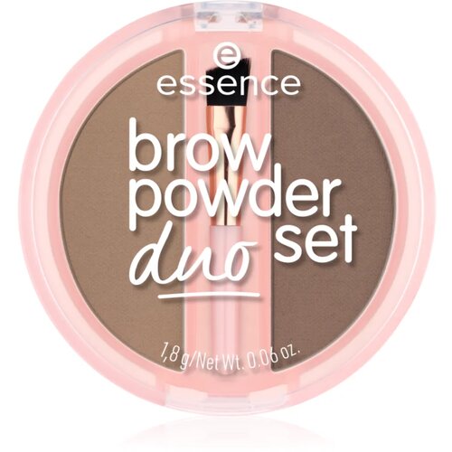 Essence Brow Powder Duo set za obrvi odtenek 01 Light 1.8 g Cene