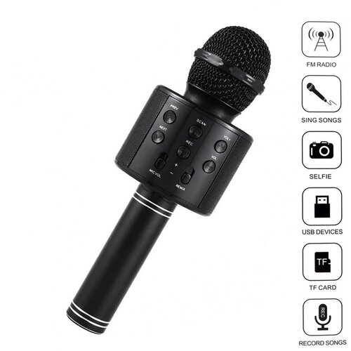 bluetooth mikrofon crni Cene