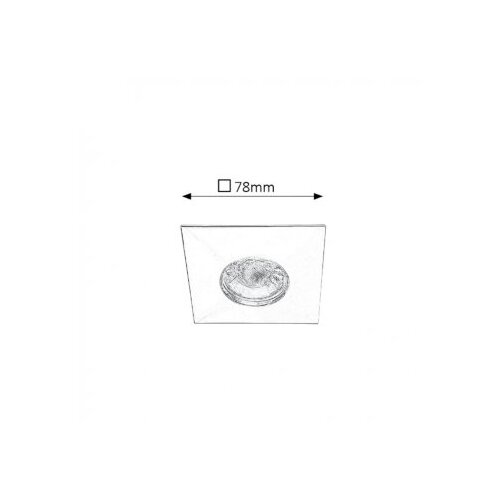 Rabalux randy četvrtasta spot 3xfixLED4W,hrom,IP44 Slike