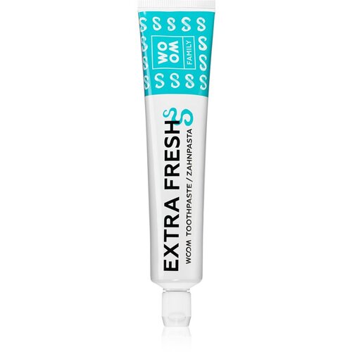 WOOM Family Extra Fresh osvježavajuća pasta za zube 75 ml Slike