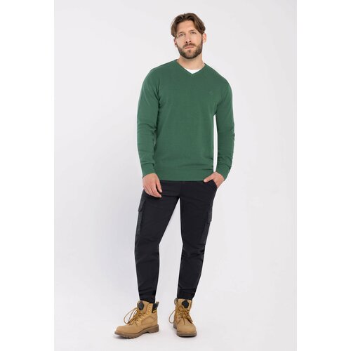 Volcano Man's Sweater S-STIG M03162-W24 Green Melange Slike