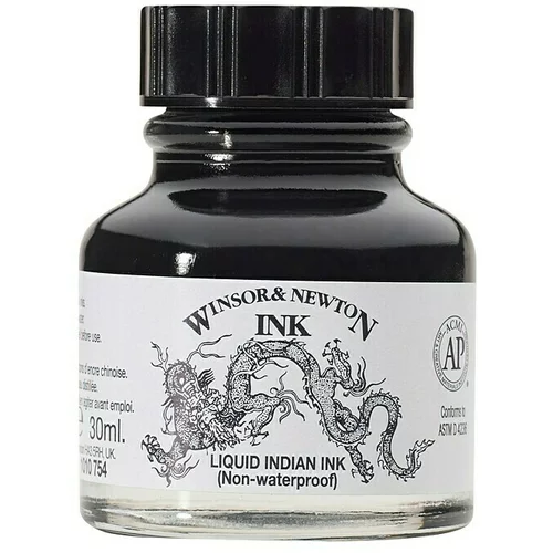 WINSOR & NEWTON Tinta za crtanje (Indian, 14 ml, Vrsta pakiranja: Lonac)