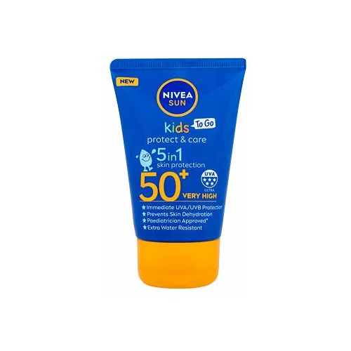 Nivea Sun Kids Protect & Care Sun Lotion 5 in 1 SPF50+ losjon za sončenje 5v1 50 ml