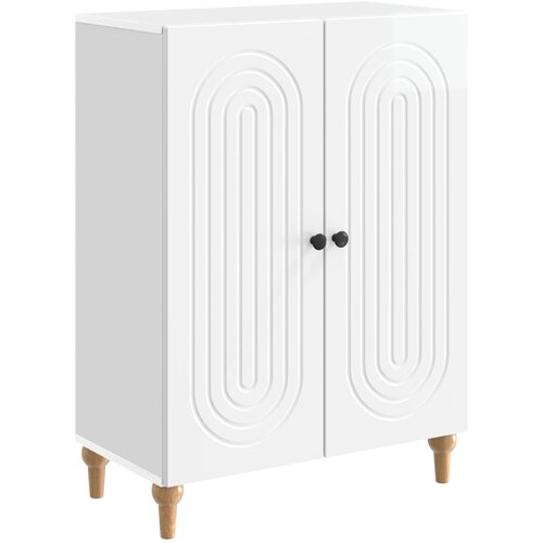  Kreveta Bijela visokog sjaja 66 x 34,5 x 90 cm Cene