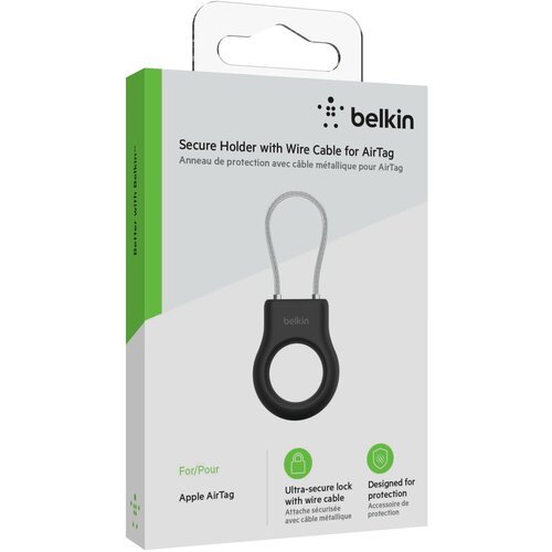 Belkin Secure Holder Wire Loop Apple AirTag, black MSC009btBK Cijene