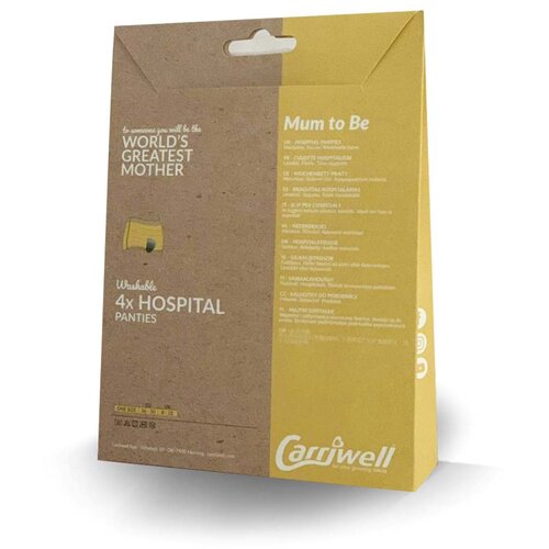 Carriwell mrežaste poporodne spodnjice white (4 kosi) Slike