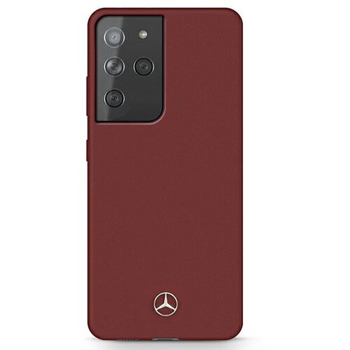 Mercedes MEHCS21LSILRE S21 ULTRA G998 CZERWONY/RED HARDCASE SILICONE LINE, (21834019) Cene