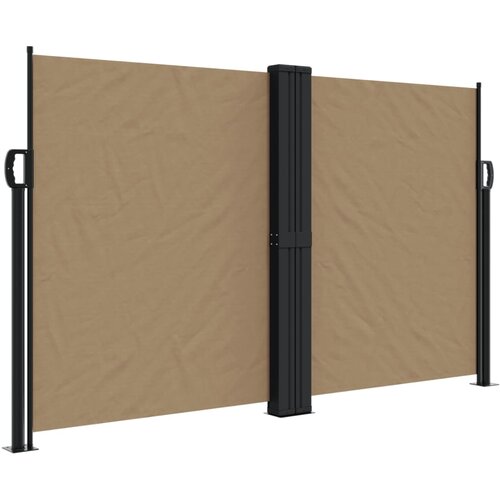  Bočna tenda na uvlačenje smeđesiva 140x1200 cm Slike