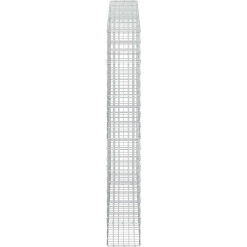  Gabion s žicom debljine 5 mm i mrežom 5x10 cm 350x30x200 cm Slike