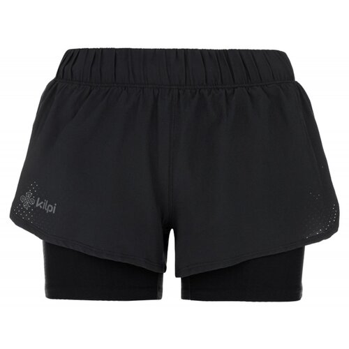 Kilpi BERGEN-W BLACK women&amp;#039;s running shorts Slike