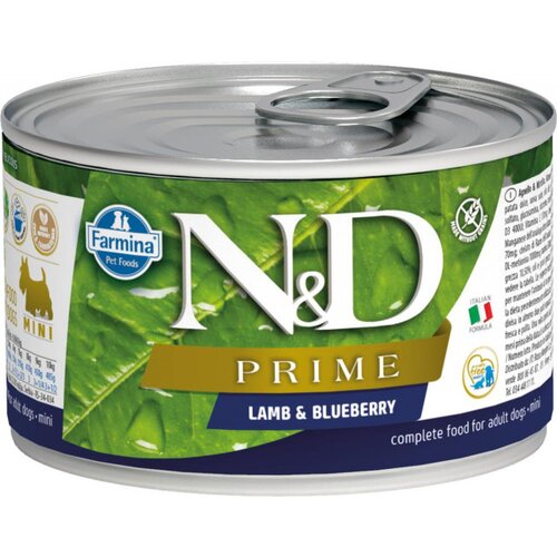 Farmina n&d prime can dog prime mini lamb&blueberry 140g Cene