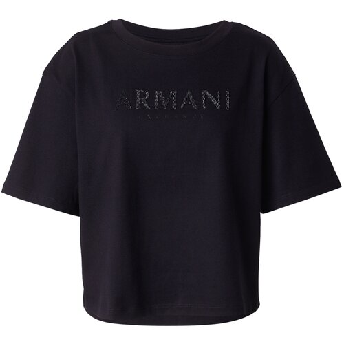 Armani Exchange Majica crna / srebro Slike