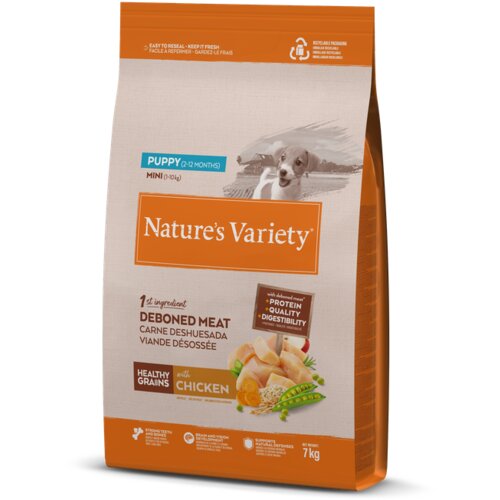 Nature&amp;#039;s Variety dog healthy grains puppy mini chicken 7kg Slike