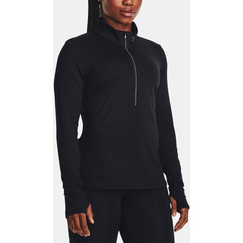 Under Armour T-Shirt UA Qualifier Run 1/2 Zip-BLK - Women Slike