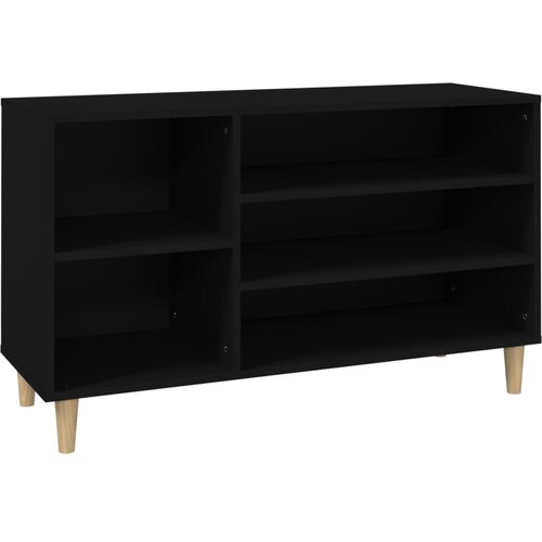  za cipele crni 102 x 36 x 60 cm od konstruiranog drva Slike