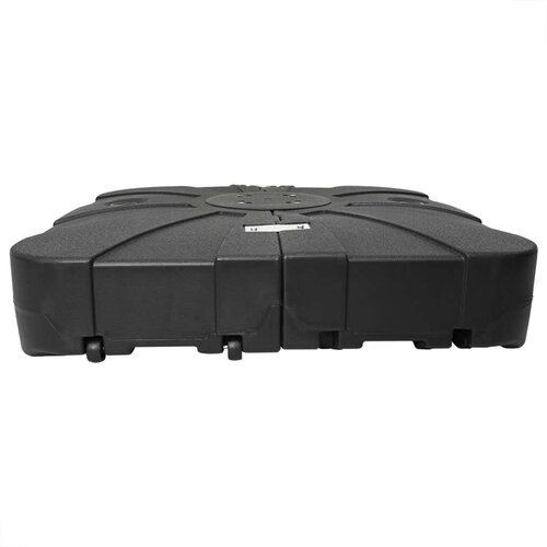 VidaXL Podloga za suncobran Crna Plastika 88 x 88 x 19 cm Rotirajuća Slike
